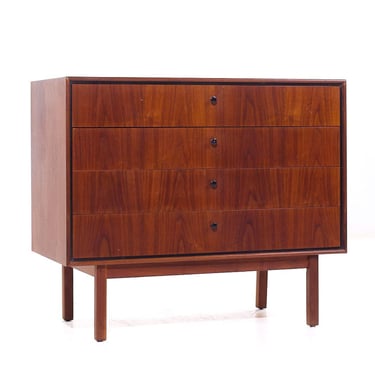 Jack Cartwright for Founders Mid Century Walnut Chest of Drawers Dresser - mcm 