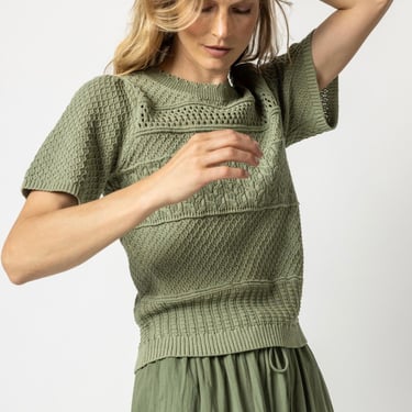 Lilla P | Puff Sleeve Pullover Sweater