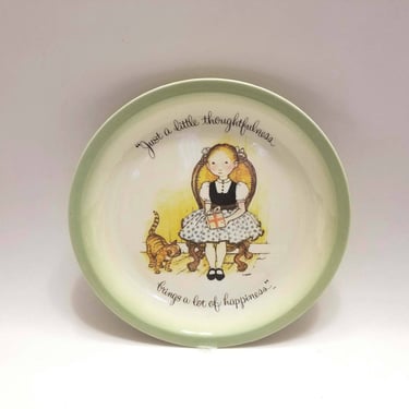Holly Hobbie Collector's Edition 1972 Vintage Plate- 