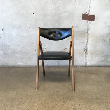 Mid Century Modern Folding Chair By Coronet Wonderfold