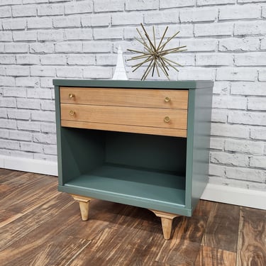 Available Mid-century Modern nightstand / end table 