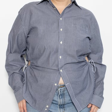 Nena Hansen - Blue Stripe Bungee Shirt (1X/2X)