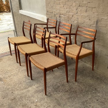 Set of 6 Niels Moller Dining Chairs