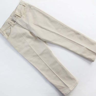 Vintage Levis 517 Sta Prest Pants 31 -  Tan Beige Levi's High Waist Trouser Pants - 70s Levis Pants - Preppy Academia  Straight Leg Pant 