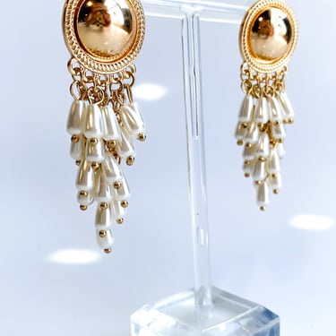 Pearl Waterfall Earrings