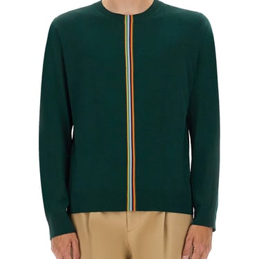 Paul Smith Men Jersey With Striped Detail