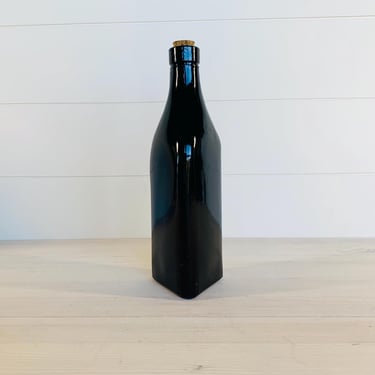 Black Halloween Prop Bottle 