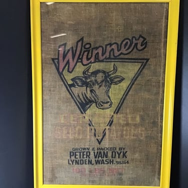 VTG Framed Gunny Sack (Seattle)