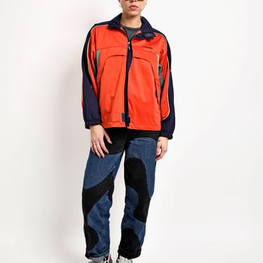 Y2K sports jacket red black colour | Men's | Hot Milk Vintage