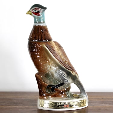 1966 Hand Crafted Regal China Pheasant - Jim Beam Vintage Whisky Decanter 