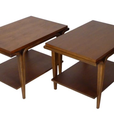 Pair of Y Leg End Tables