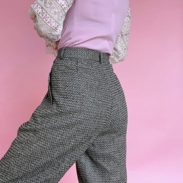 VTG 90s Silk Tweed Trousers 