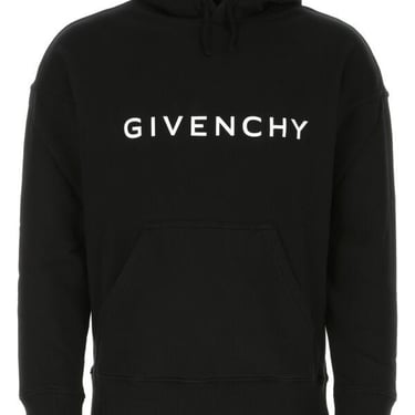 Givenchy Men Black Cotton Sweatshirt