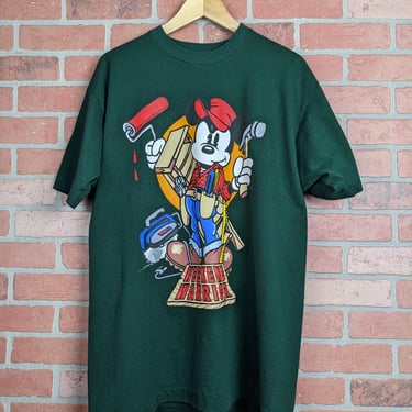 Vintage 90s Mickey Mouse Weekend Warrior ORIGINAL Cartoon Tee - Extra Large 