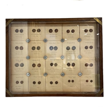 French Framed Coin Collection (7 avail)