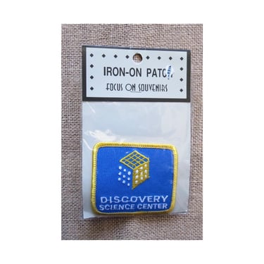 Vintage Discovery Science Center Patch - Orange County Santa Ana California Discovery Cube - Iron On Patches 