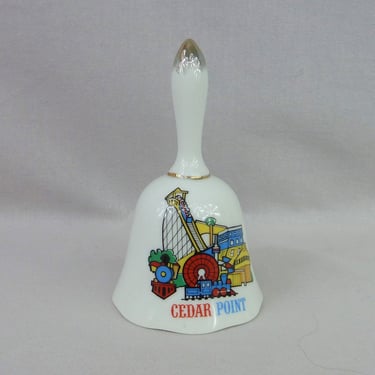 Vintage Cedar Point Bell - Vintage Sandusky Ohio Tourist Souvenir - Blue Streak - Made in Japan - Vintage 1960s 1970s 