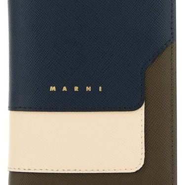 Marni Woman Multicolor Leather Wallet