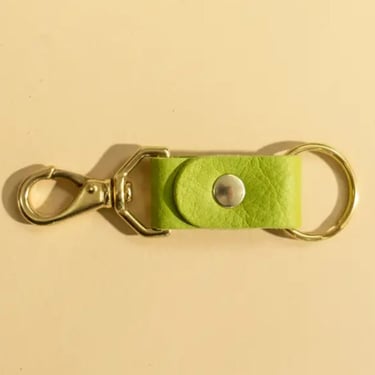 Keychain - Lime Leather | Nooworks - Los Angeles, CA | ATTIC