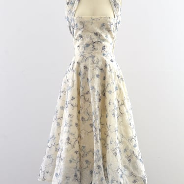 Vintage 1950s Halter Dress