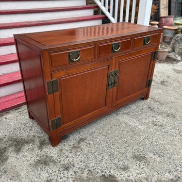 Vintage Rosewood Asian Cabinet