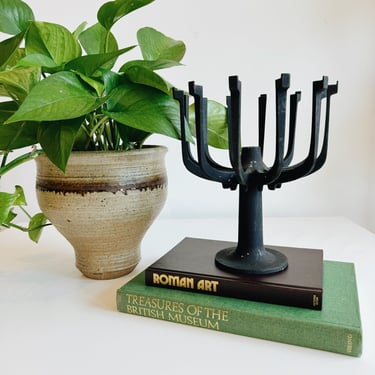 Cast Iron Dansk Candelabra