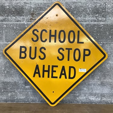 Reflective Bus Stop Sign (Seattle)