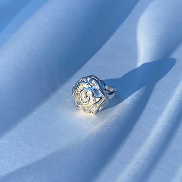 Sterling Silver Rose Ring 