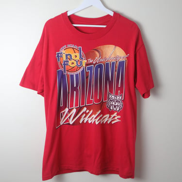 vintage 1990s 1997 FINAL four college basketball ARIZONA WILDCATS 1997 national championship t-shirt 