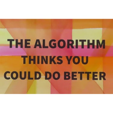 Algorithm Series 50: The Algorithm Thinks You could Do Better 