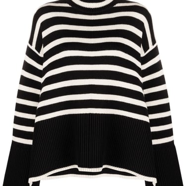 Toteme Women Wool Striped Turtle-Neck Jumper