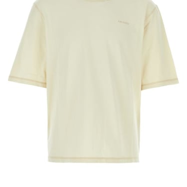 Ami Man Ivory Cotton T-Shirt