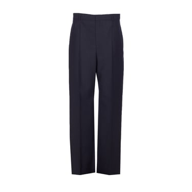 Saint Laurent Men Wool High Waist Pants