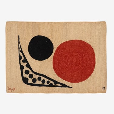 After Alexander Calder "Moon" Tapestry 1975