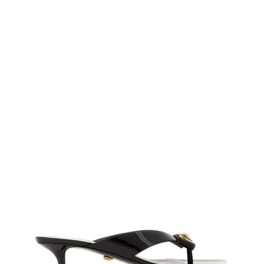 Versace Women Low Sabots "Gianni Ribbon"