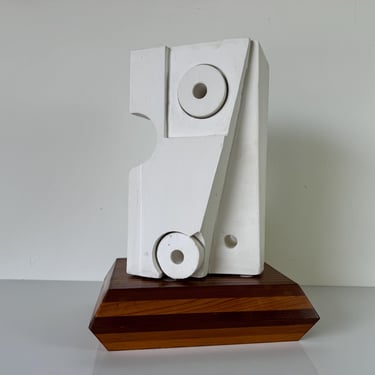 Modern Architectural - Geometric  Abstract Plaster Sculpture 