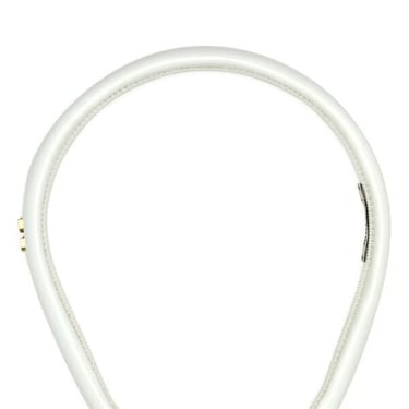 Miu Miu Women White Leather Hairband