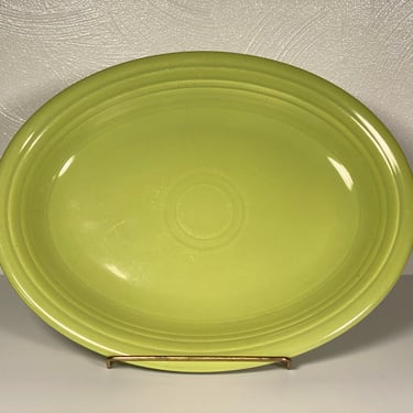 Fiestaware Chartreuse 12.5" Oval Platter 