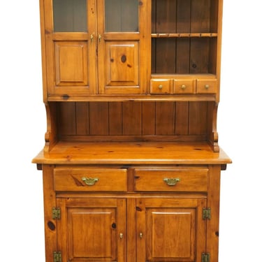 LINK TAYLOR Pilgrim Pine Collection Rustic Country French 42" Buffet w. China Cabinet Hutch 1516 / 1517 