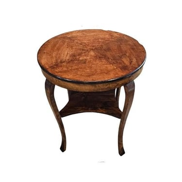 Swedish Antique Louis XV Style Biedermeier Period Wood Round Gueridon Side Table 19th Century 