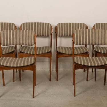 Set of 6 Rosewood OD49 Dining Chair by Erik Buch, 1960s 