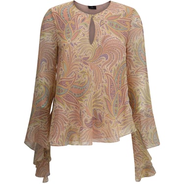 Etro Women Paisley Print Silk Blouse