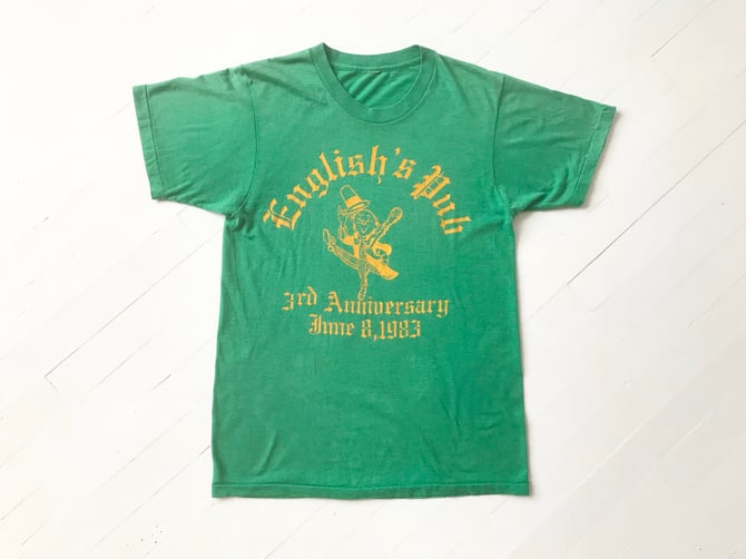 1983 Green English's Pub T-Shirt 