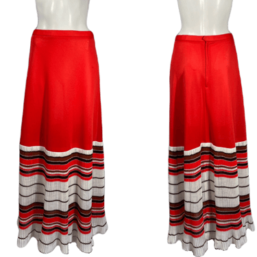 1970's Knit Maxi Skirt Size M