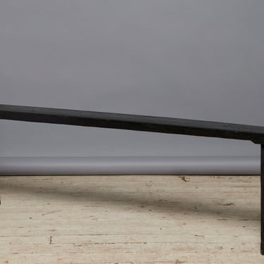 Ebonized Teak Bench from Borneo