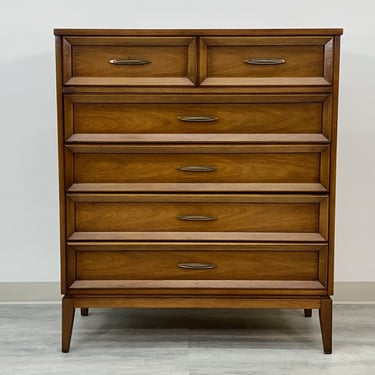 Dixie Mid-Century Modern 5-Dr Dresser / Chest (SHIPPING Not FREE) 