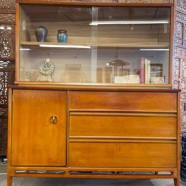 Mid Century Dining Credenza Buffet &amp; Hutch