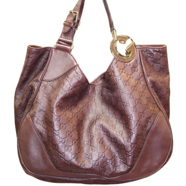 Gucci Purple Leather Charlottle Shoulder Bag- Consignment