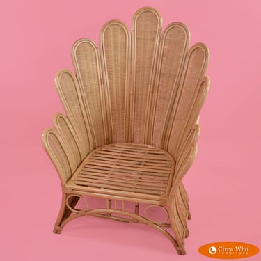 Rattan Palm Frond Chair by Circa Who Originals Collection