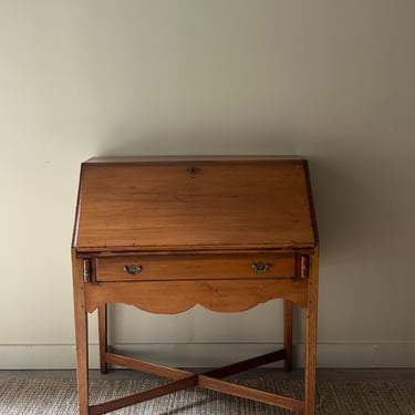 Pine secretary desk